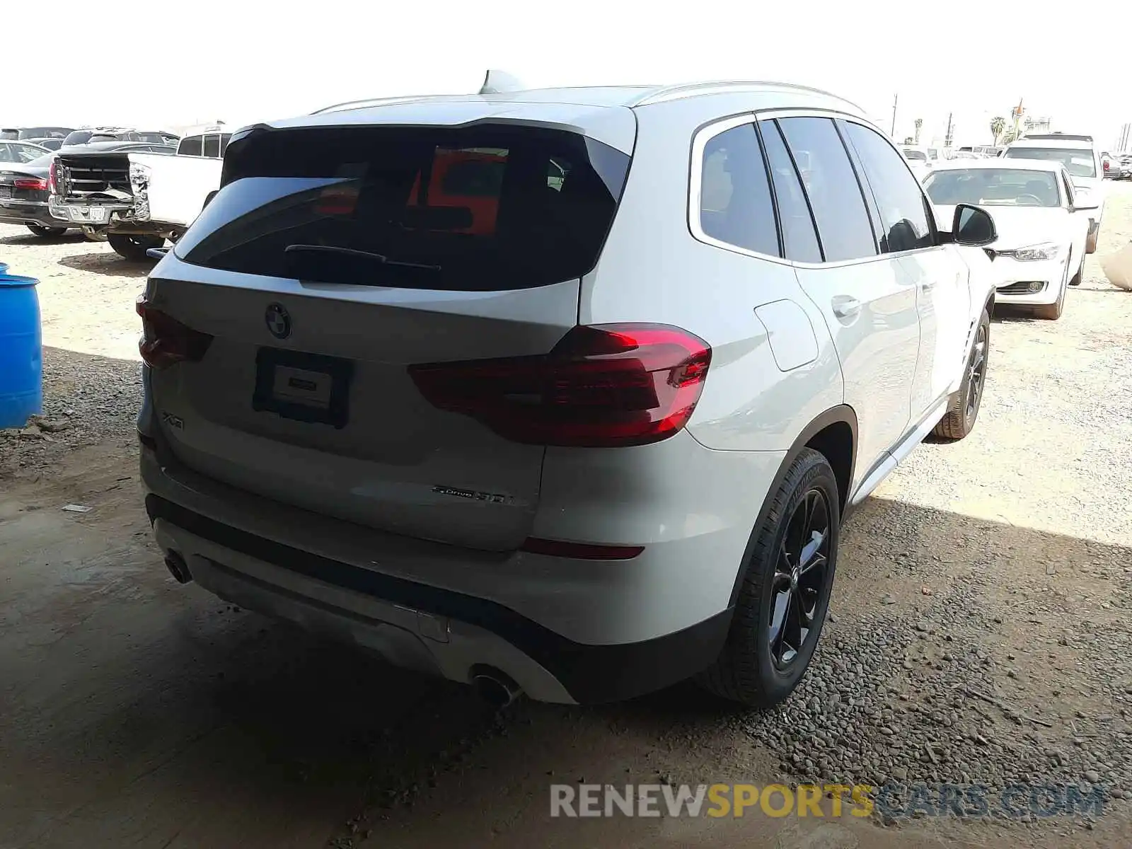 4 Photograph of a damaged car 5UXTR7C50KLR39765 BMW X3 2019