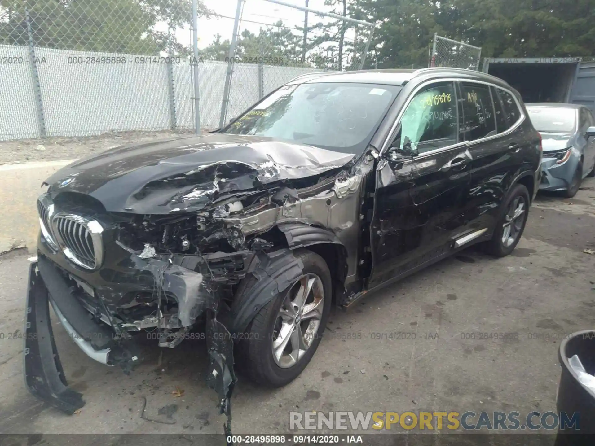 2 Photograph of a damaged car 5UXTR7C50KLR44349 BMW X3 2019