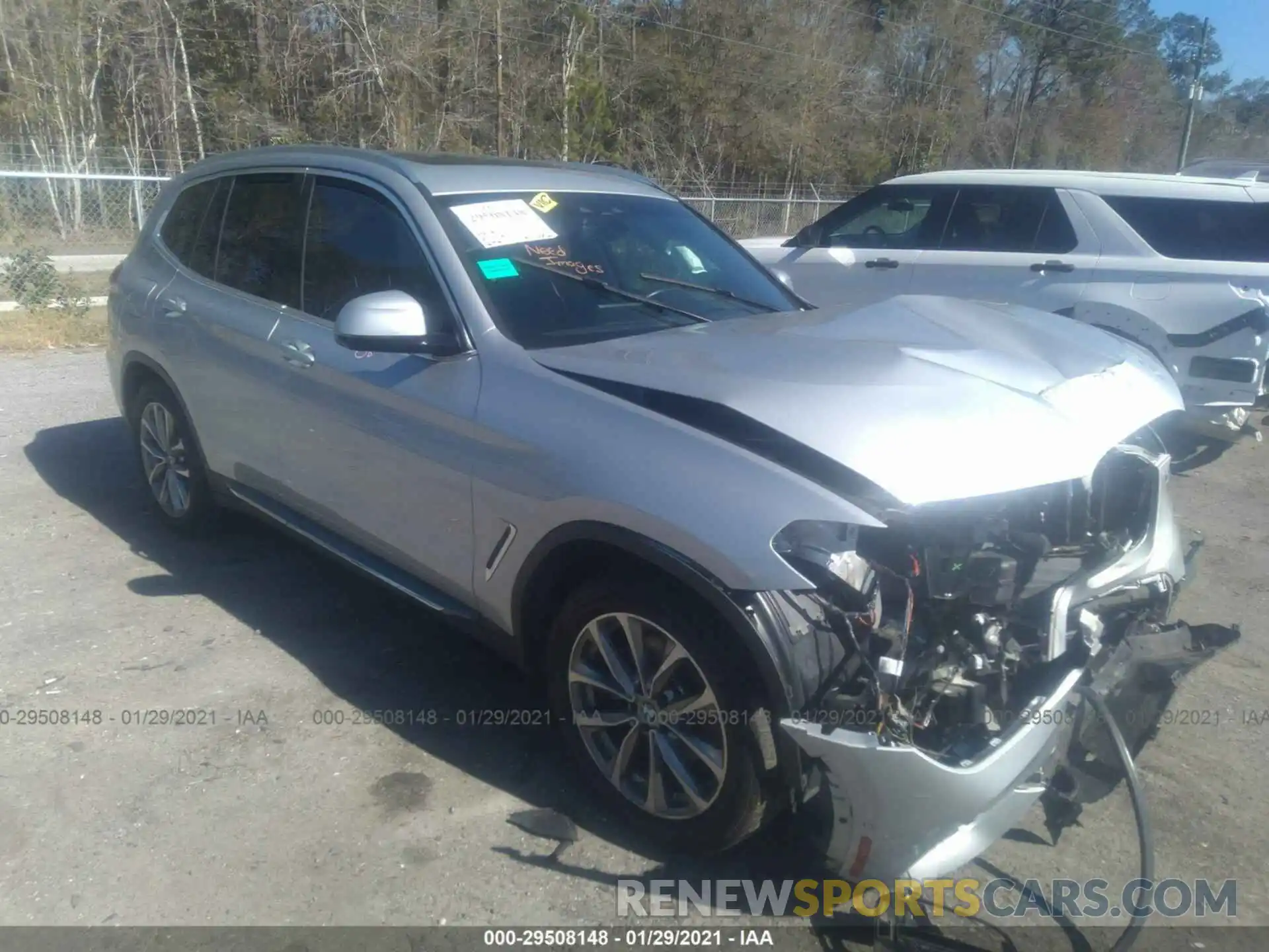 1 Фотография поврежденного автомобиля 5UXTR7C50KLR44657 BMW X3 2019