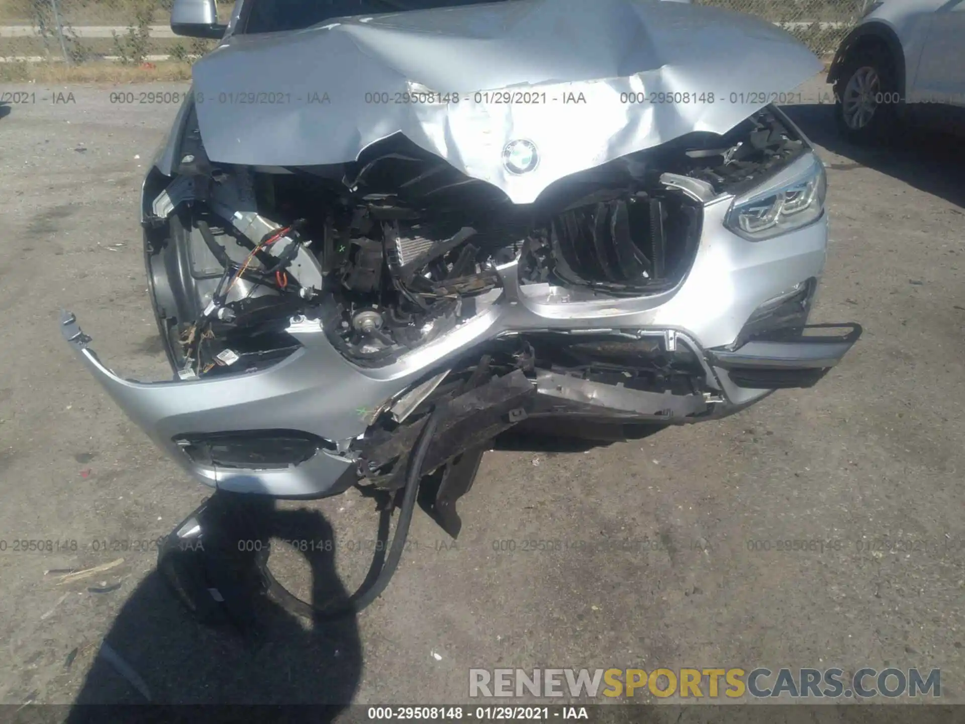 6 Photograph of a damaged car 5UXTR7C50KLR44657 BMW X3 2019