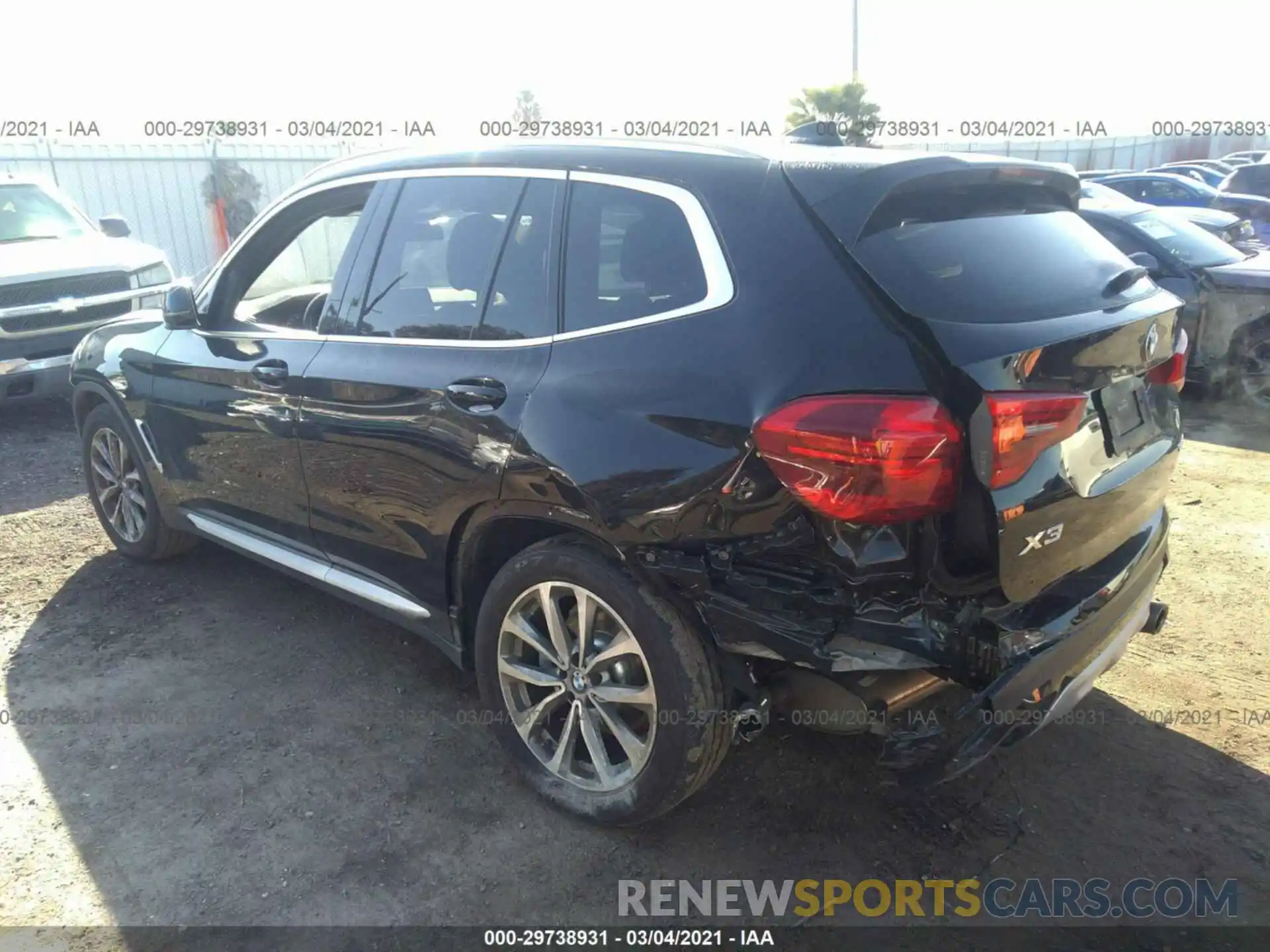 3 Фотография поврежденного автомобиля 5UXTR7C50KLR45291 BMW X3 2019