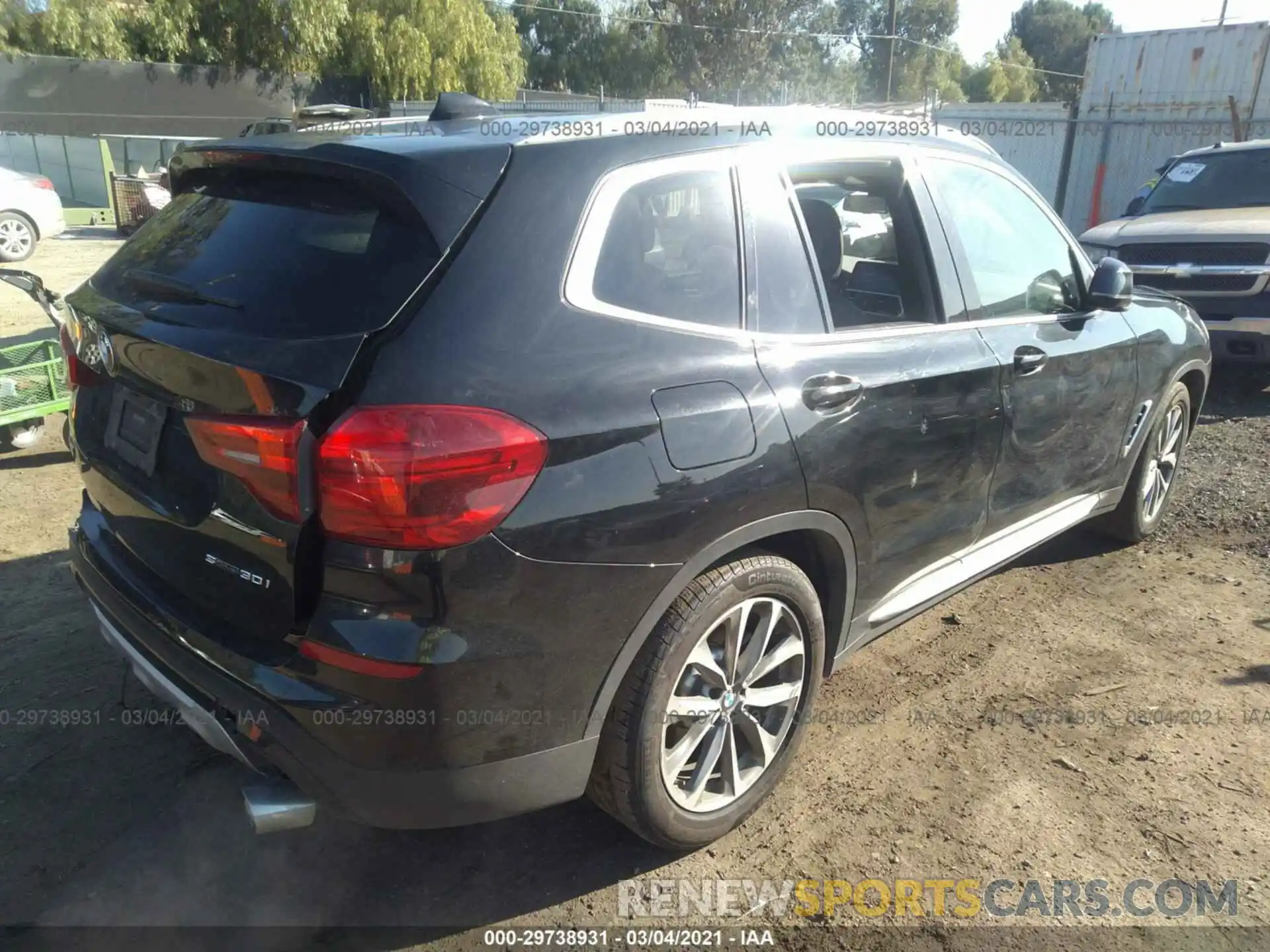 4 Photograph of a damaged car 5UXTR7C50KLR45291 BMW X3 2019