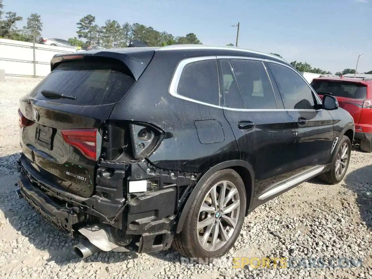 4 Photograph of a damaged car 5UXTR7C50KLR46554 BMW X3 2019