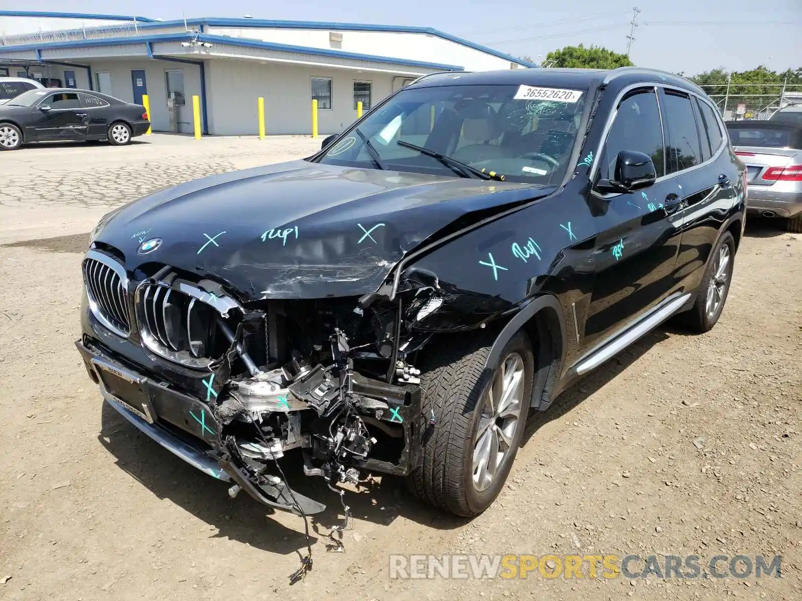 2 Photograph of a damaged car 5UXTR7C50KLR49471 BMW X3 2019