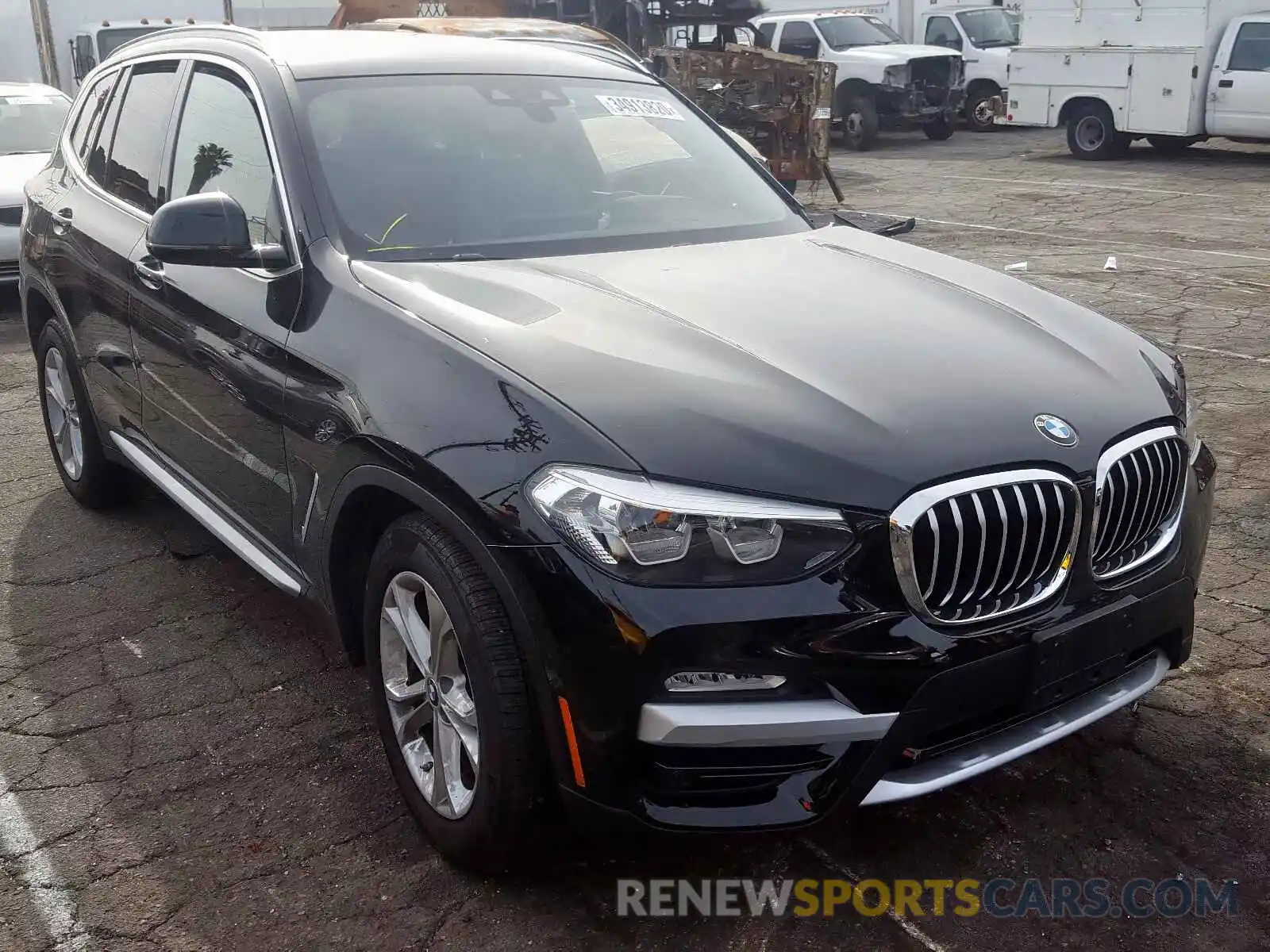 1 Photograph of a damaged car 5UXTR7C50KLR51480 BMW X3 2019