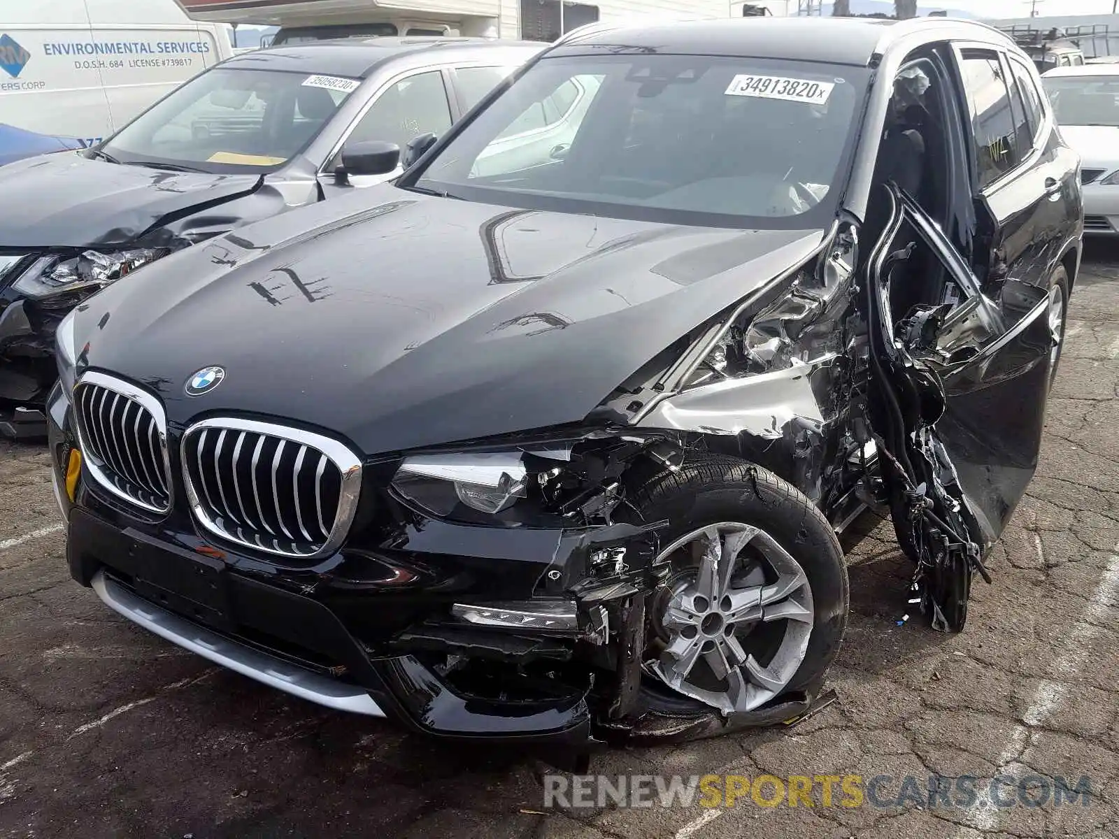 2 Photograph of a damaged car 5UXTR7C50KLR51480 BMW X3 2019