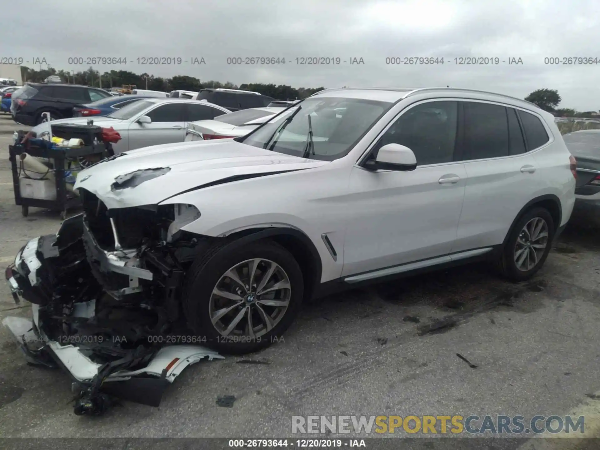 2 Фотография поврежденного автомобиля 5UXTR7C50KLR52791 BMW X3 2019