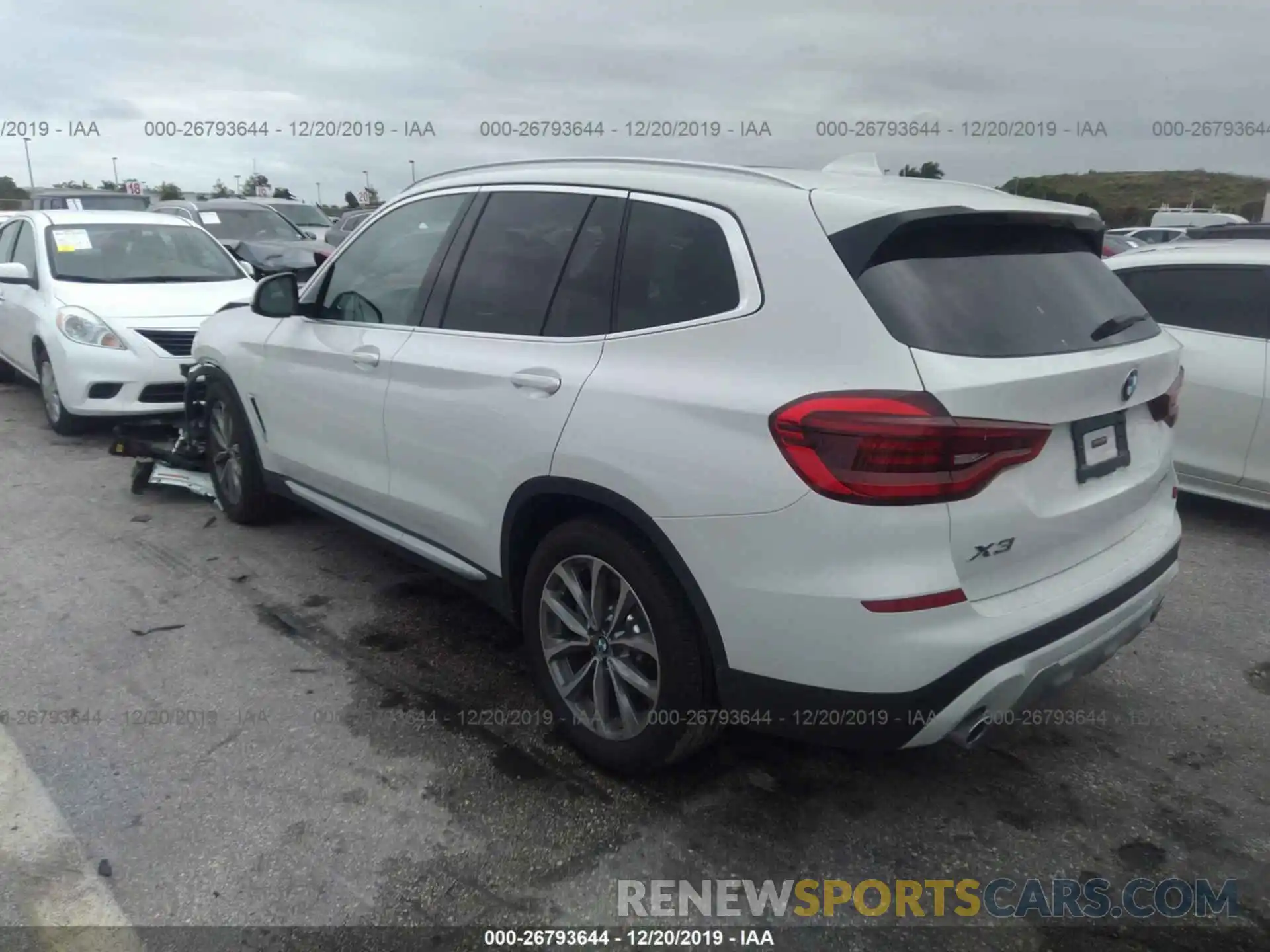 3 Photograph of a damaged car 5UXTR7C50KLR52791 BMW X3 2019