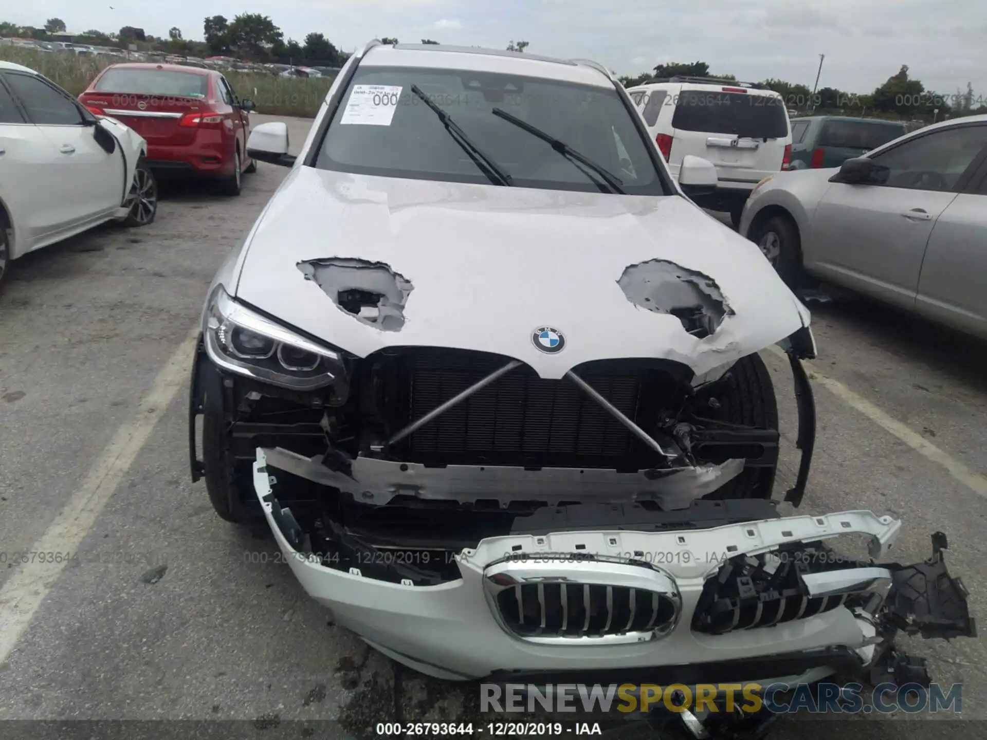 6 Photograph of a damaged car 5UXTR7C50KLR52791 BMW X3 2019