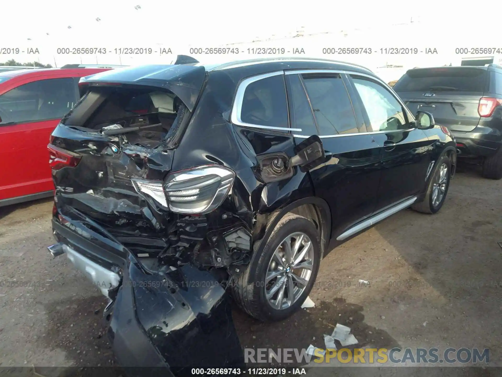 4 Фотография поврежденного автомобиля 5UXTR7C51KLA48208 BMW X3 2019