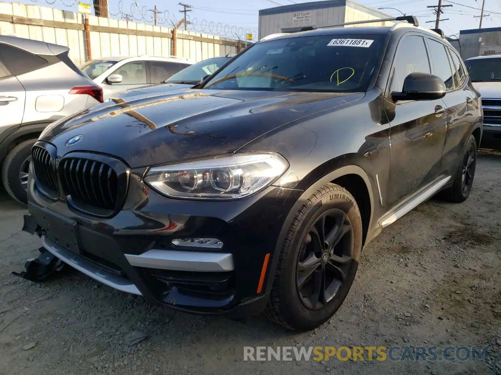 2 Photograph of a damaged car 5UXTR7C51KLA48435 BMW X3 2019