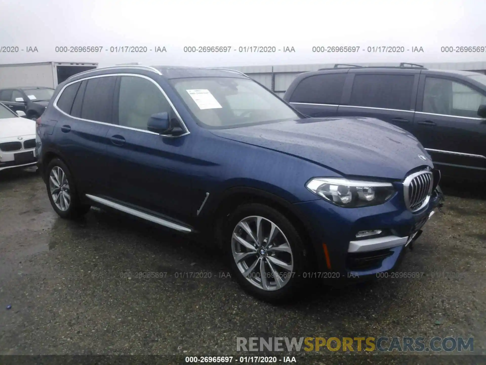 1 Photograph of a damaged car 5UXTR7C51KLE96643 BMW X3 2019