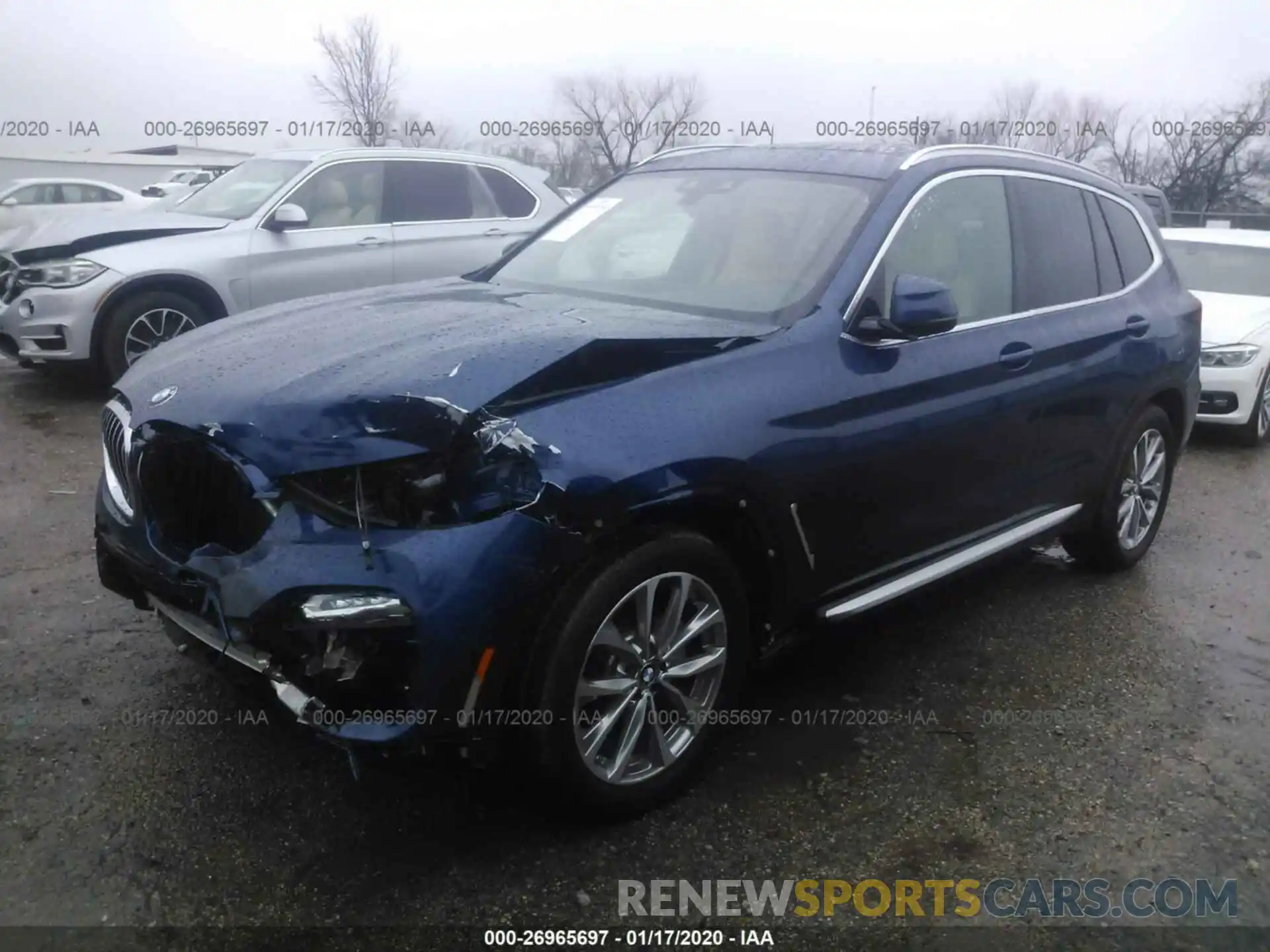 2 Photograph of a damaged car 5UXTR7C51KLE96643 BMW X3 2019