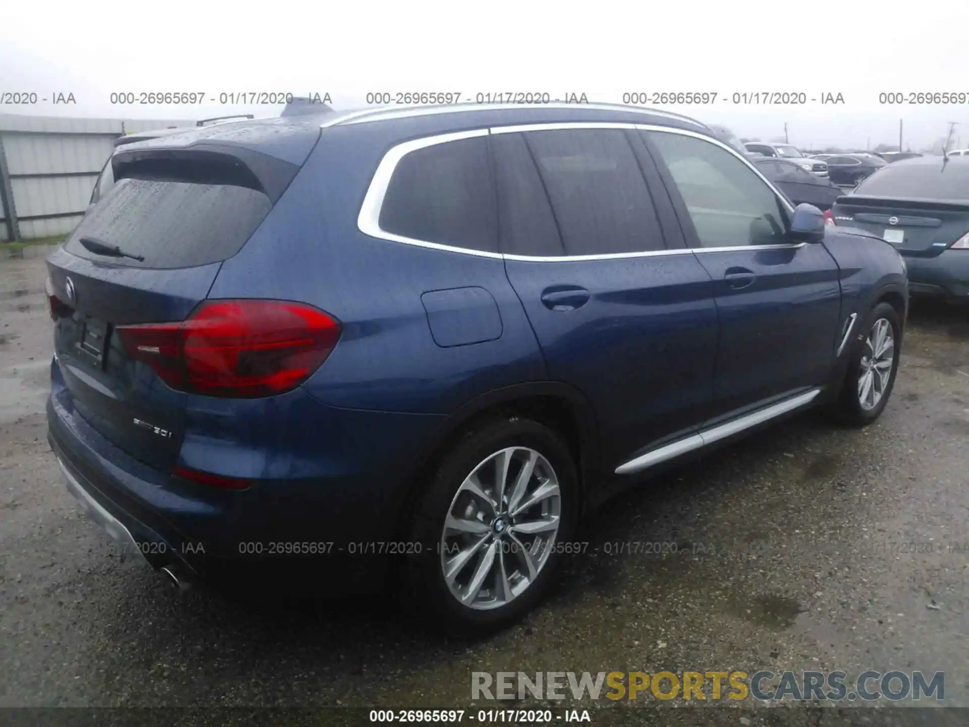 4 Фотография поврежденного автомобиля 5UXTR7C51KLE96643 BMW X3 2019