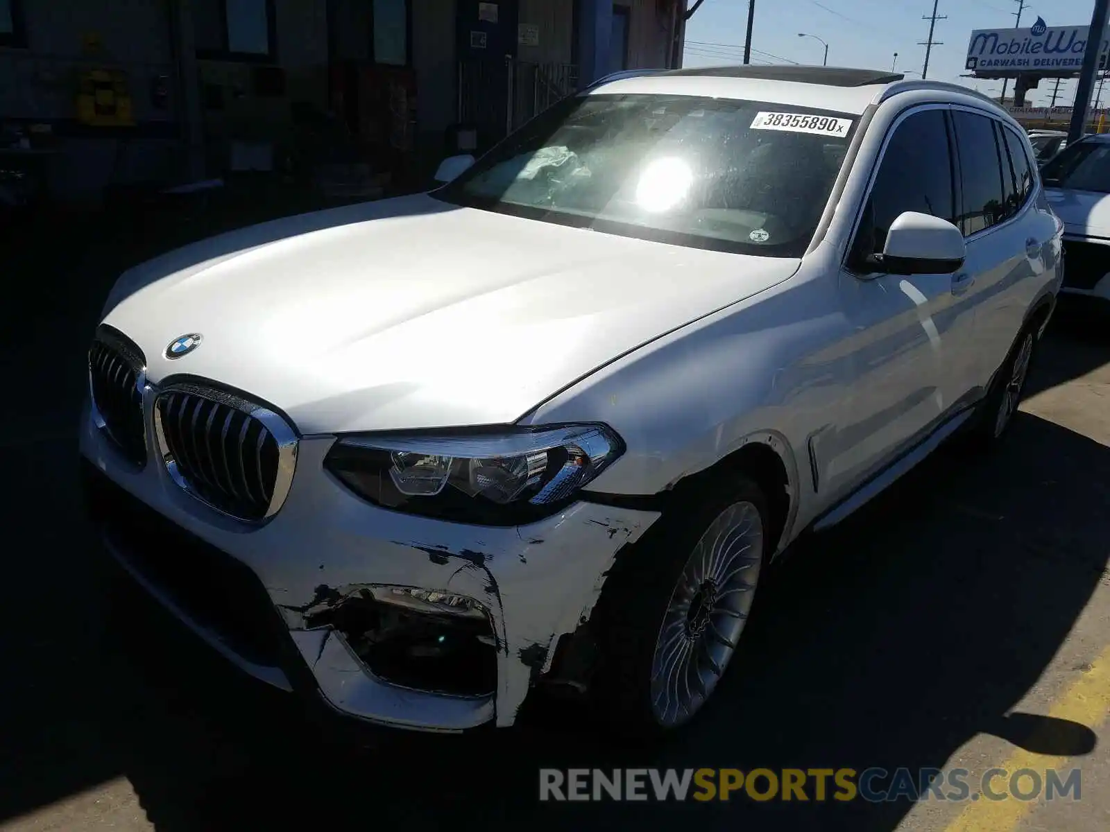 2 Photograph of a damaged car 5UXTR7C51KLE96691 BMW X3 2019