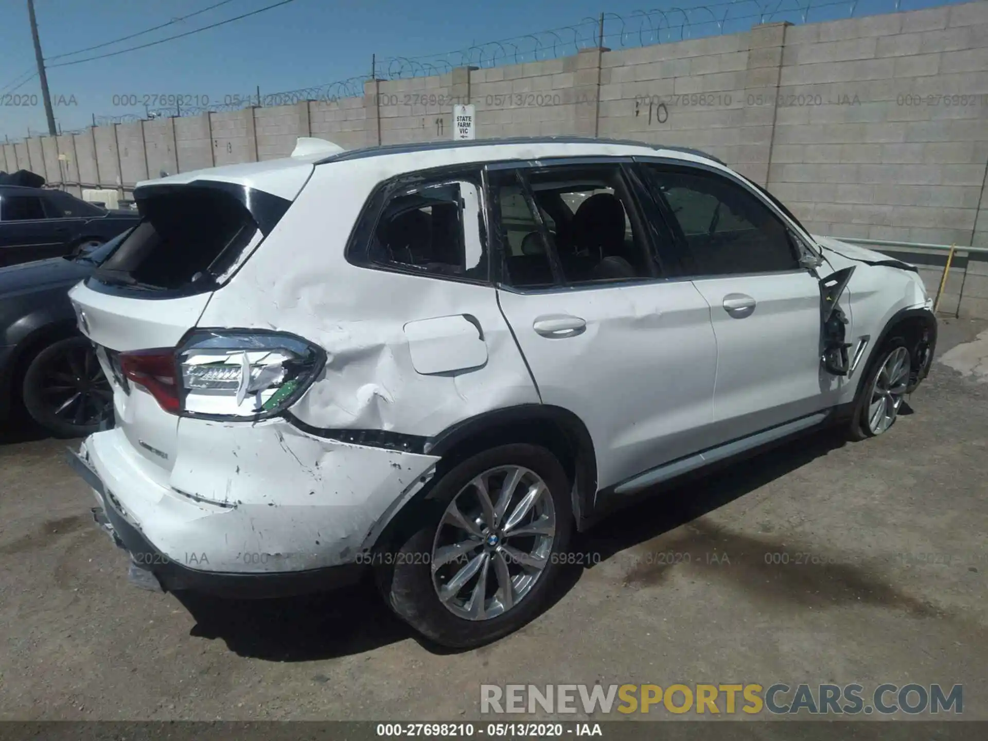 4 Photograph of a damaged car 5UXTR7C51KLE98389 BMW X3 2019