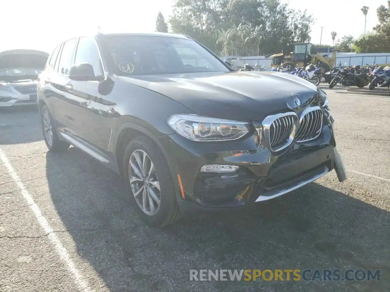 1 Photograph of a damaged car 5UXTR7C51KLF23419 BMW X3 2019