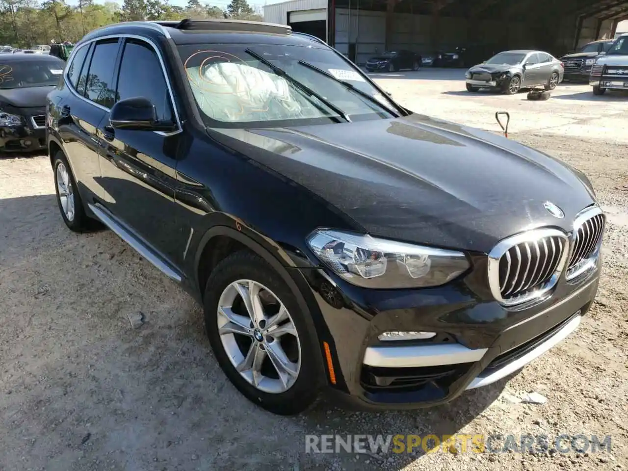 1 Photograph of a damaged car 5UXTR7C51KLF24408 BMW X3 2019