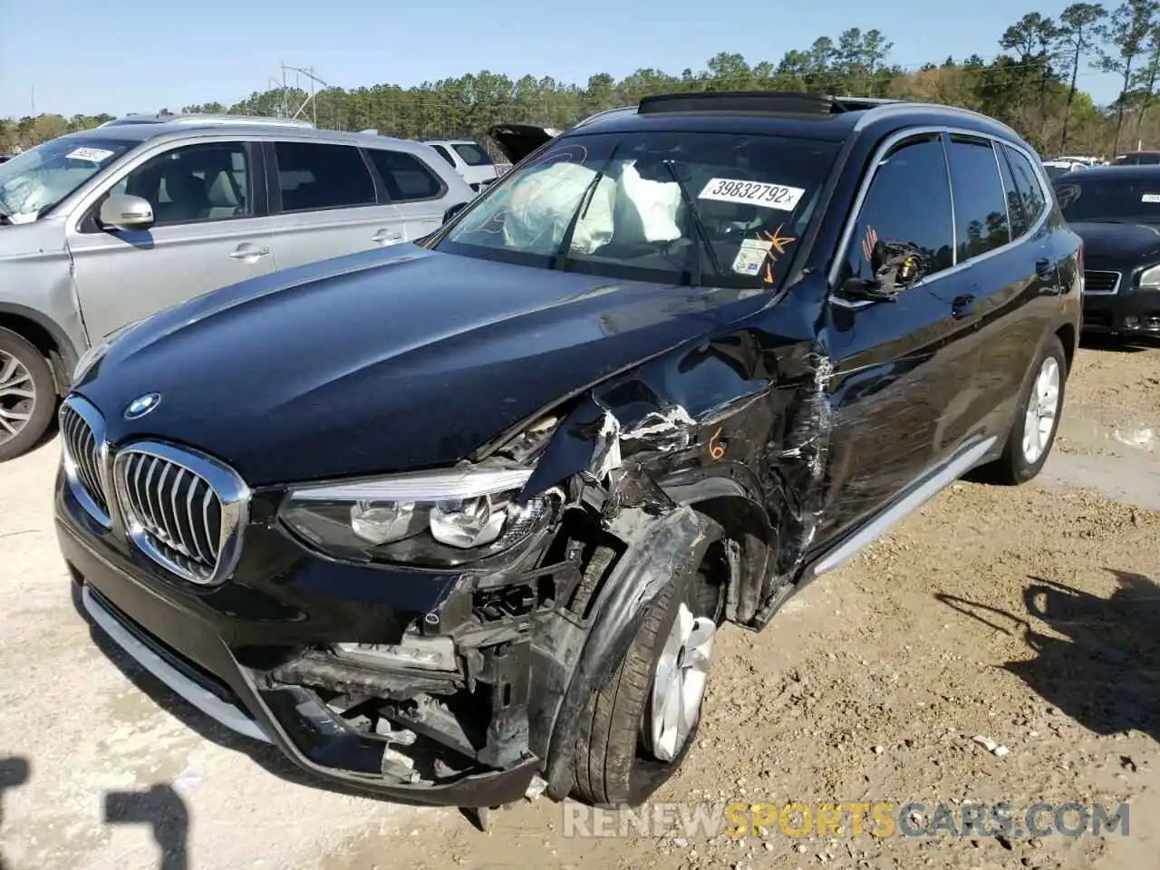 2 Photograph of a damaged car 5UXTR7C51KLF24408 BMW X3 2019