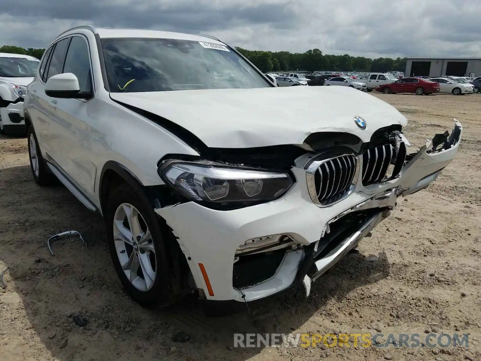 1 Photograph of a damaged car 5UXTR7C51KLF25008 BMW X3 2019