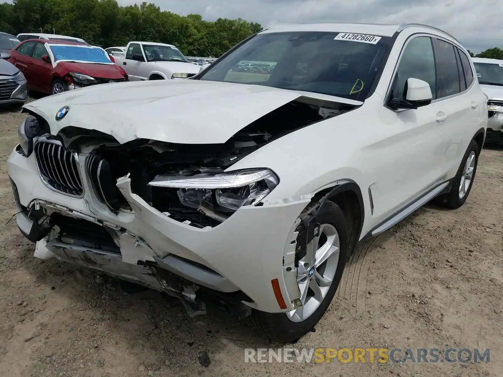 2 Photograph of a damaged car 5UXTR7C51KLF25008 BMW X3 2019