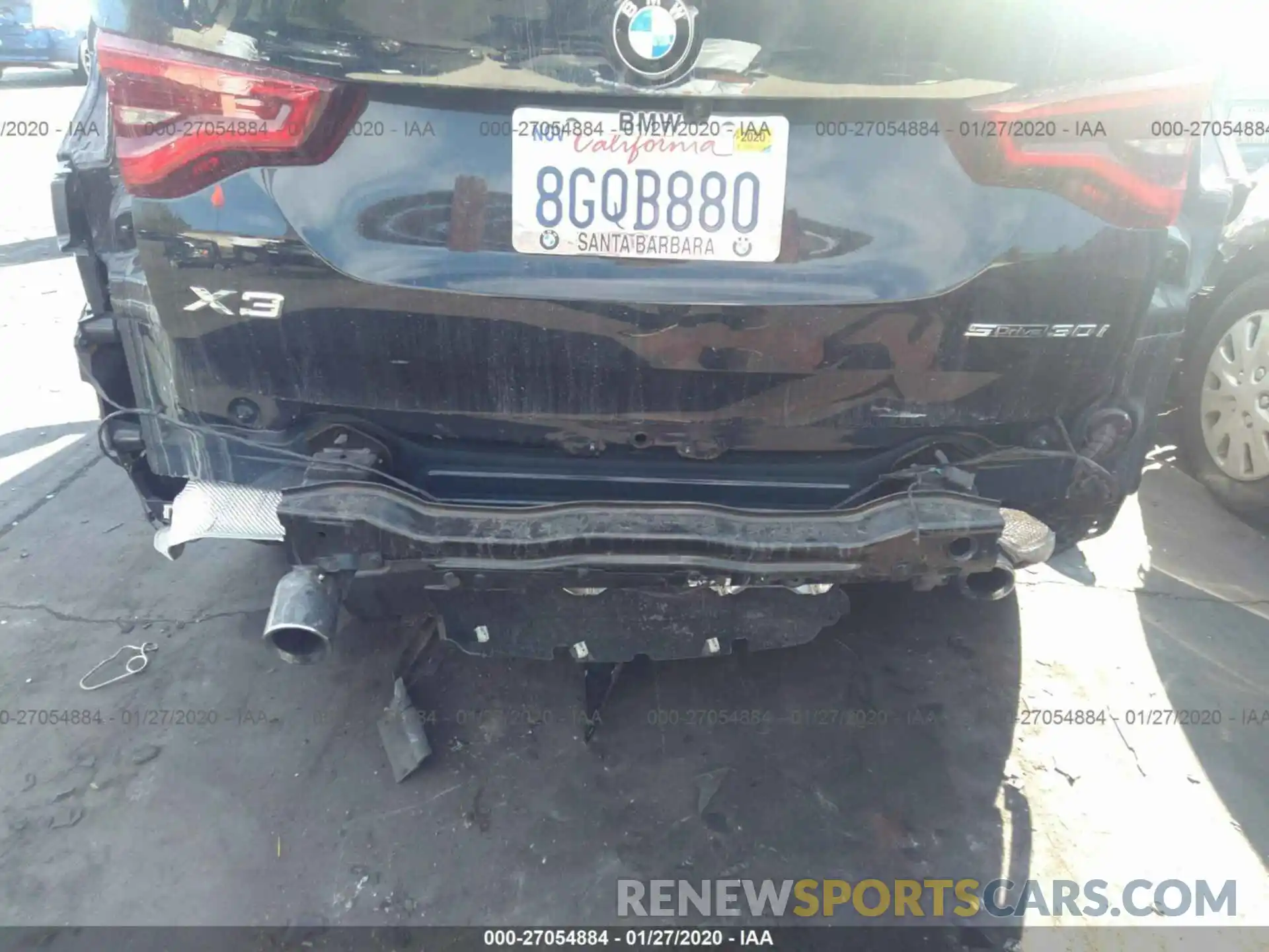6 Photograph of a damaged car 5UXTR7C51KLF27616 BMW X3 2019