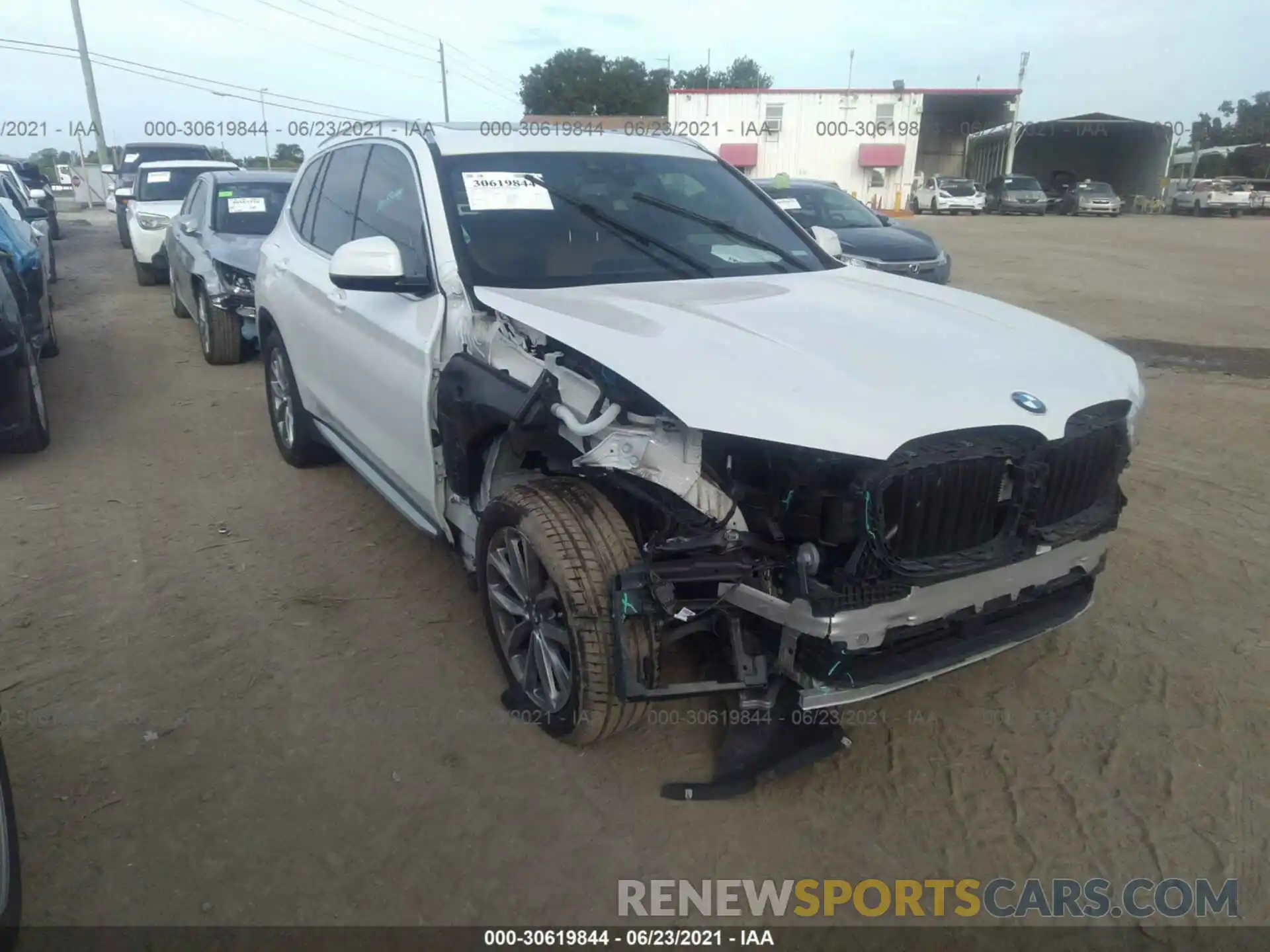 1 Photograph of a damaged car 5UXTR7C51KLF27888 BMW X3 2019