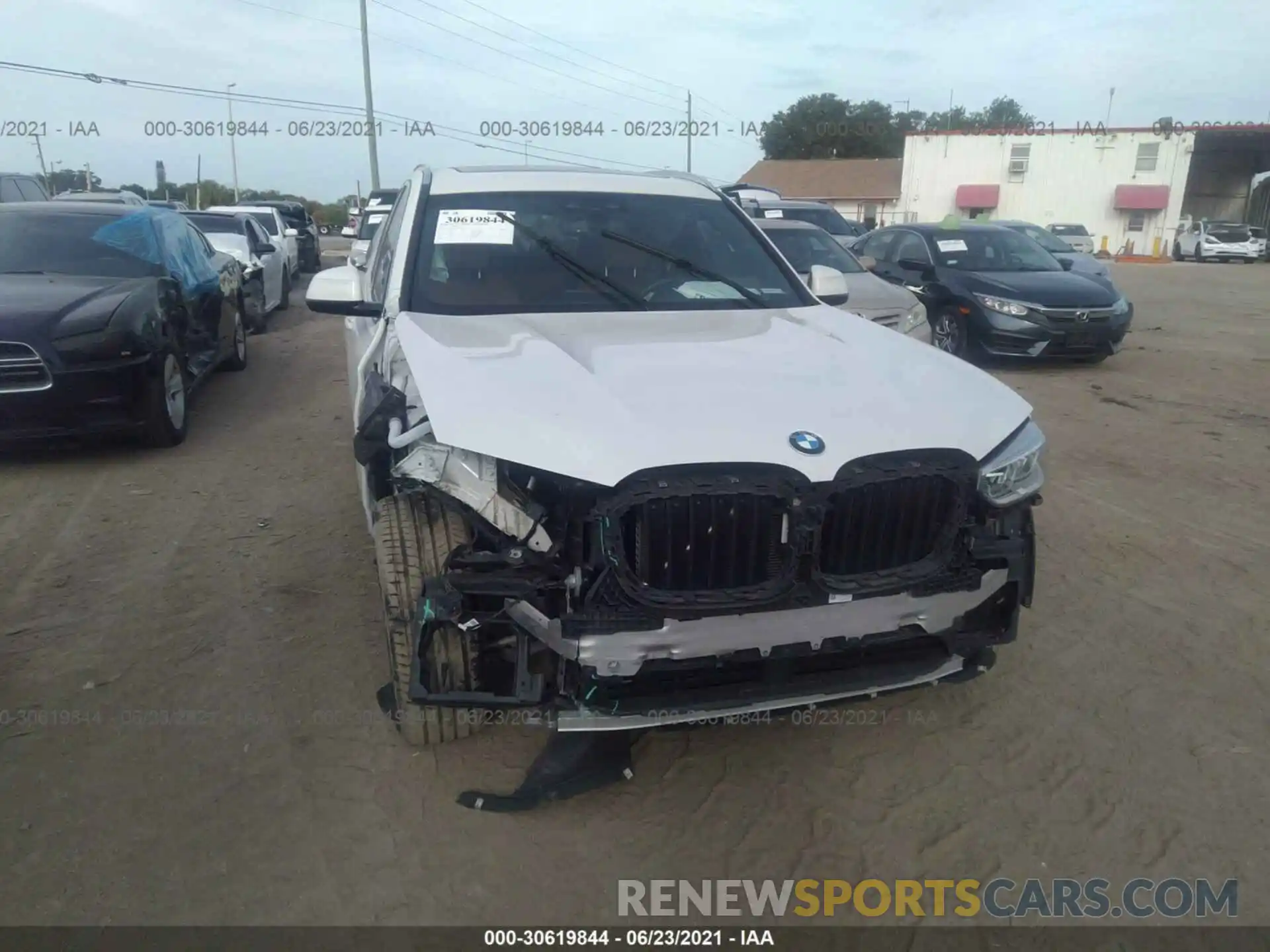 6 Photograph of a damaged car 5UXTR7C51KLF27888 BMW X3 2019