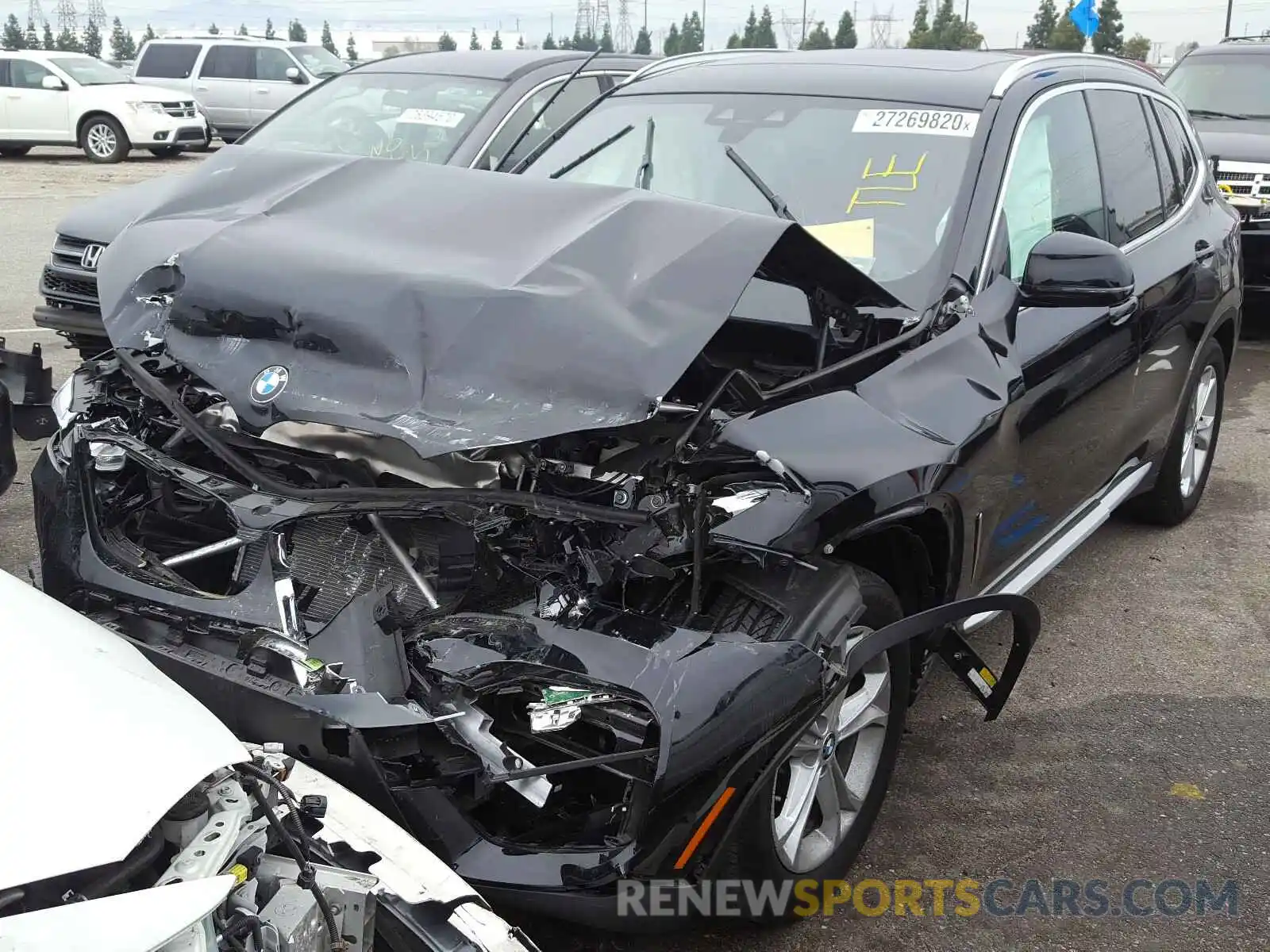 2 Фотография поврежденного автомобиля 5UXTR7C51KLF31844 BMW X3 2019