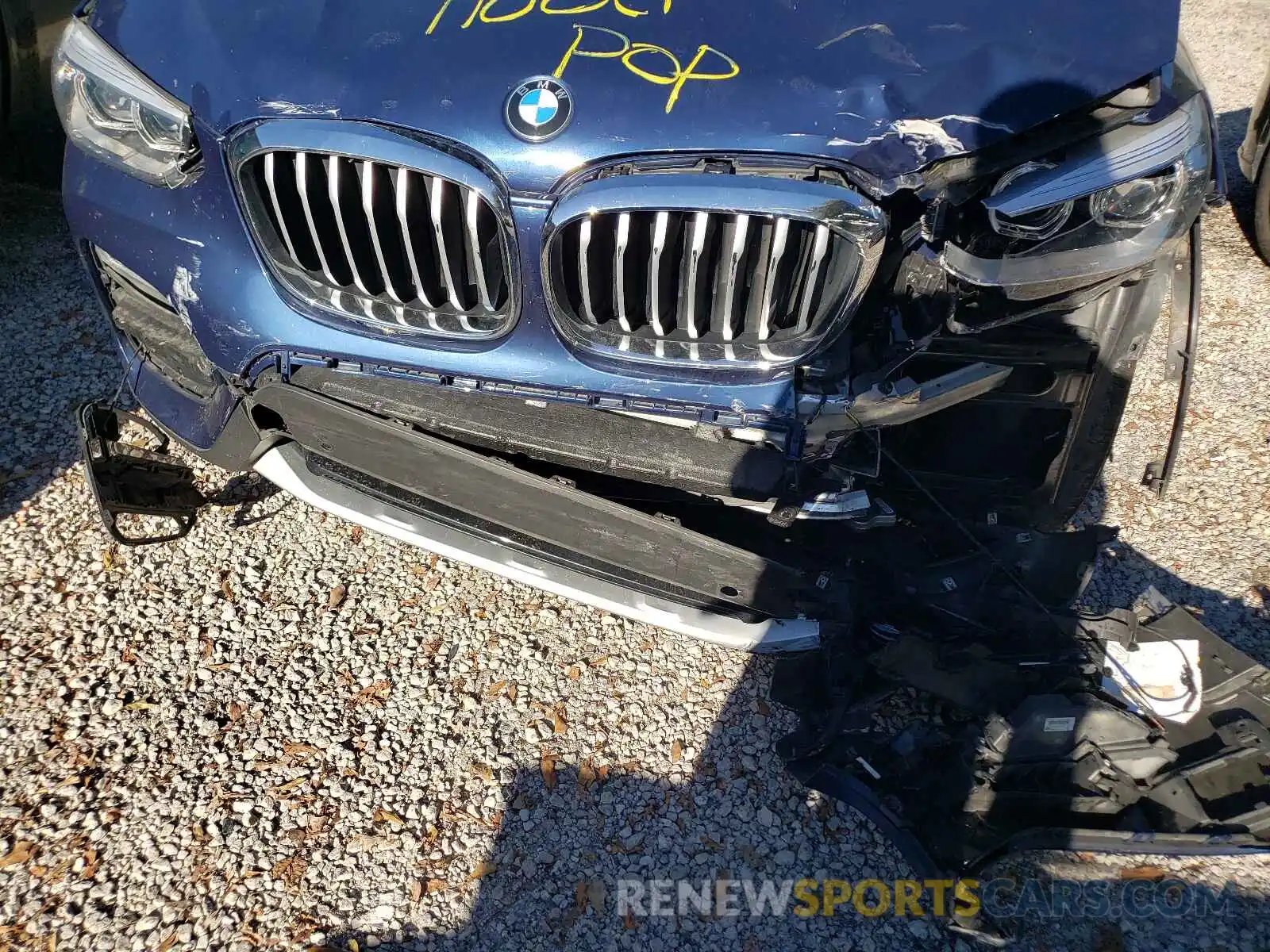 9 Photograph of a damaged car 5UXTR7C51KLF33805 BMW X3 2019