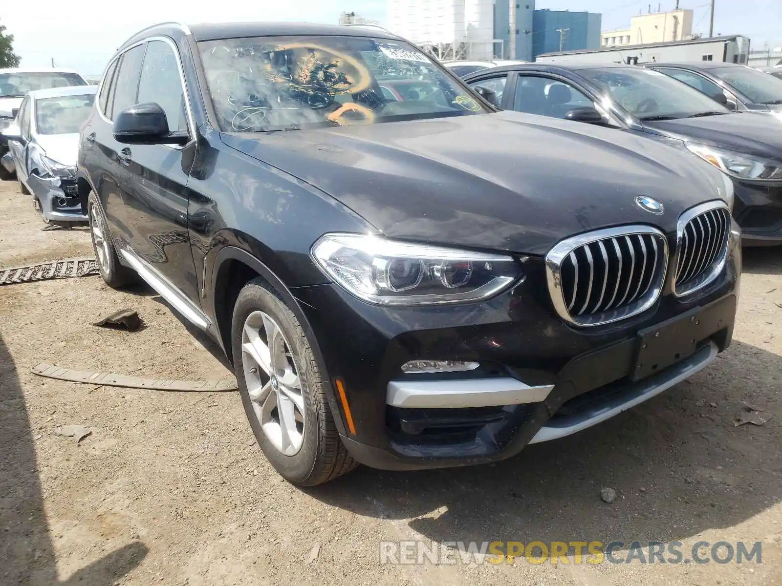 1 Photograph of a damaged car 5UXTR7C51KLF34355 BMW X3 2019