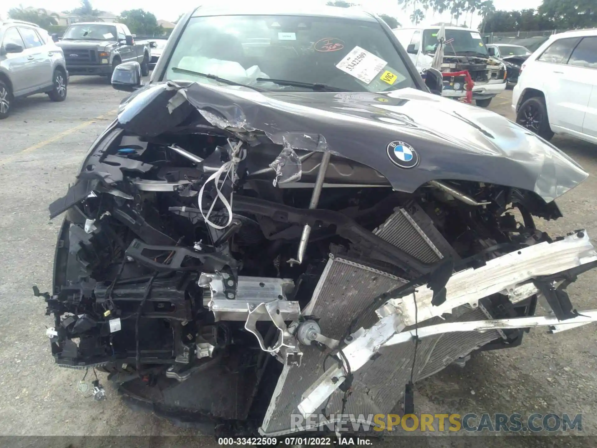 6 Photograph of a damaged car 5UXTR7C51KLF35456 BMW X3 2019