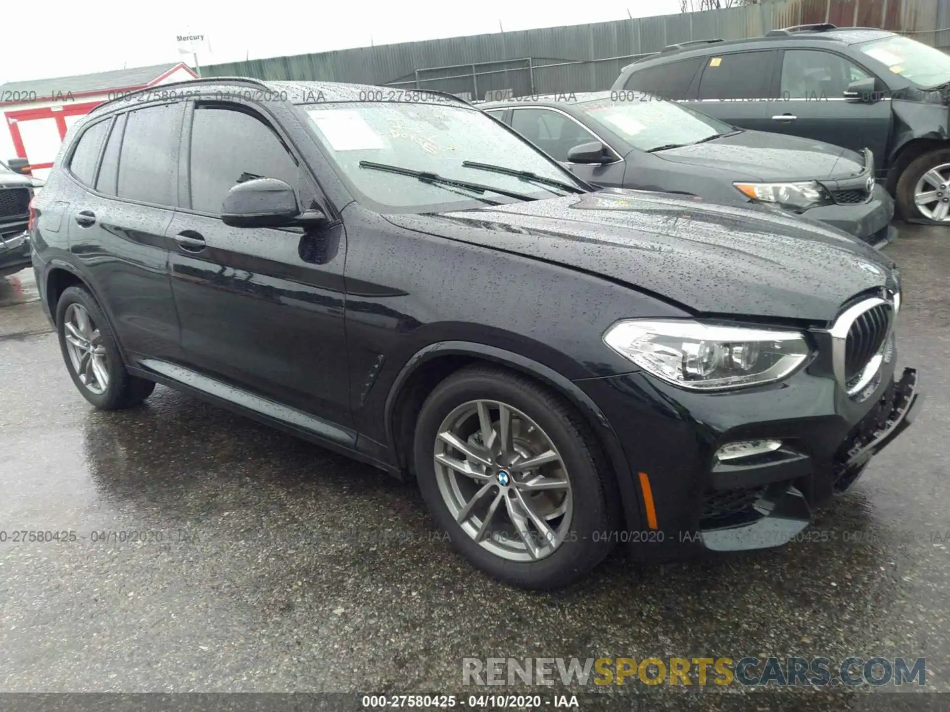 1 Photograph of a damaged car 5UXTR7C51KLF37563 BMW X3 2019