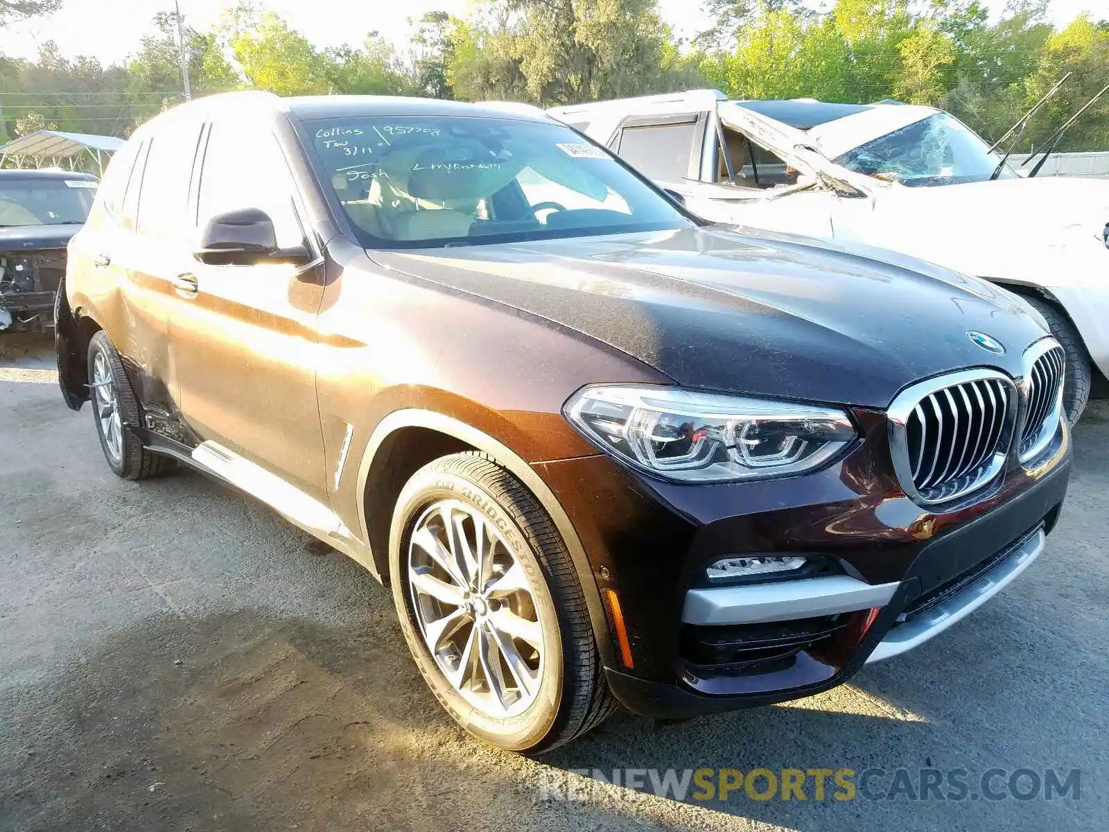 1 Photograph of a damaged car 5UXTR7C51KLF37773 BMW X3 2019