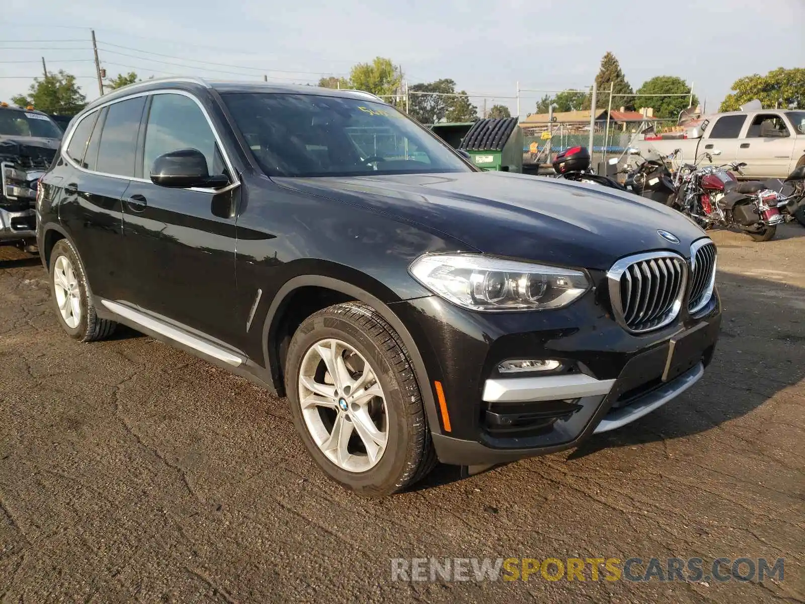 1 Photograph of a damaged car 5UXTR7C51KLR39516 BMW X3 2019