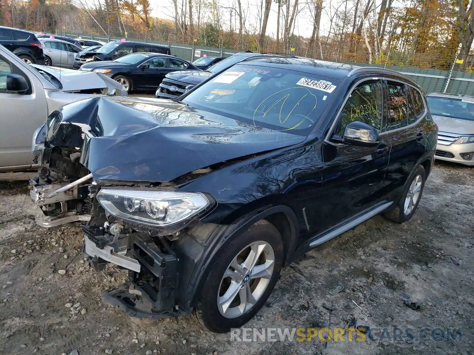 2 Photograph of a damaged car 5UXTR7C51KLR43985 BMW X3 2019