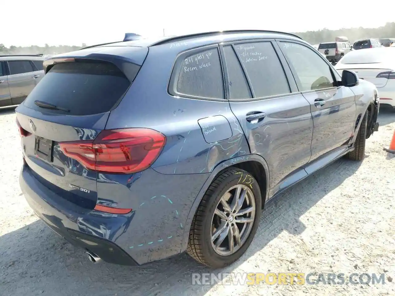 4 Фотография поврежденного автомобиля 5UXTR7C51KLR44134 BMW X3 2019