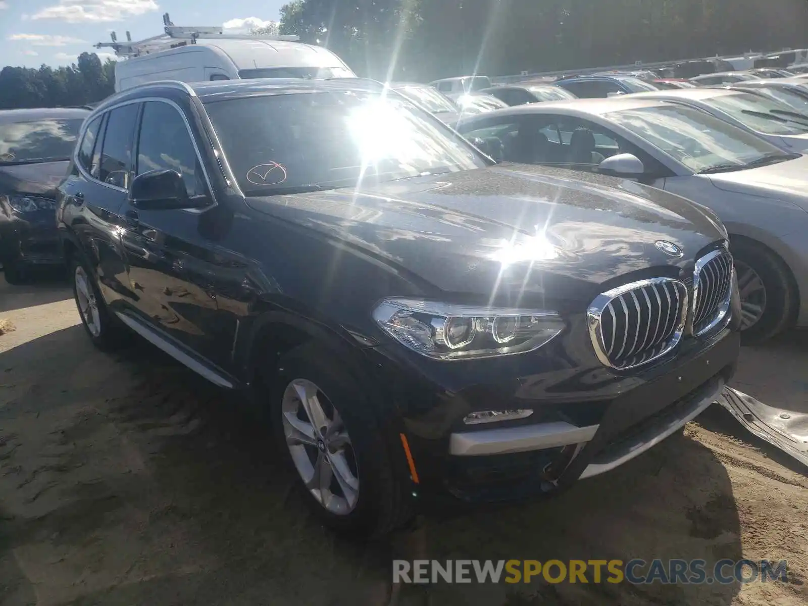 1 Photograph of a damaged car 5UXTR7C51KLR44327 BMW X3 2019