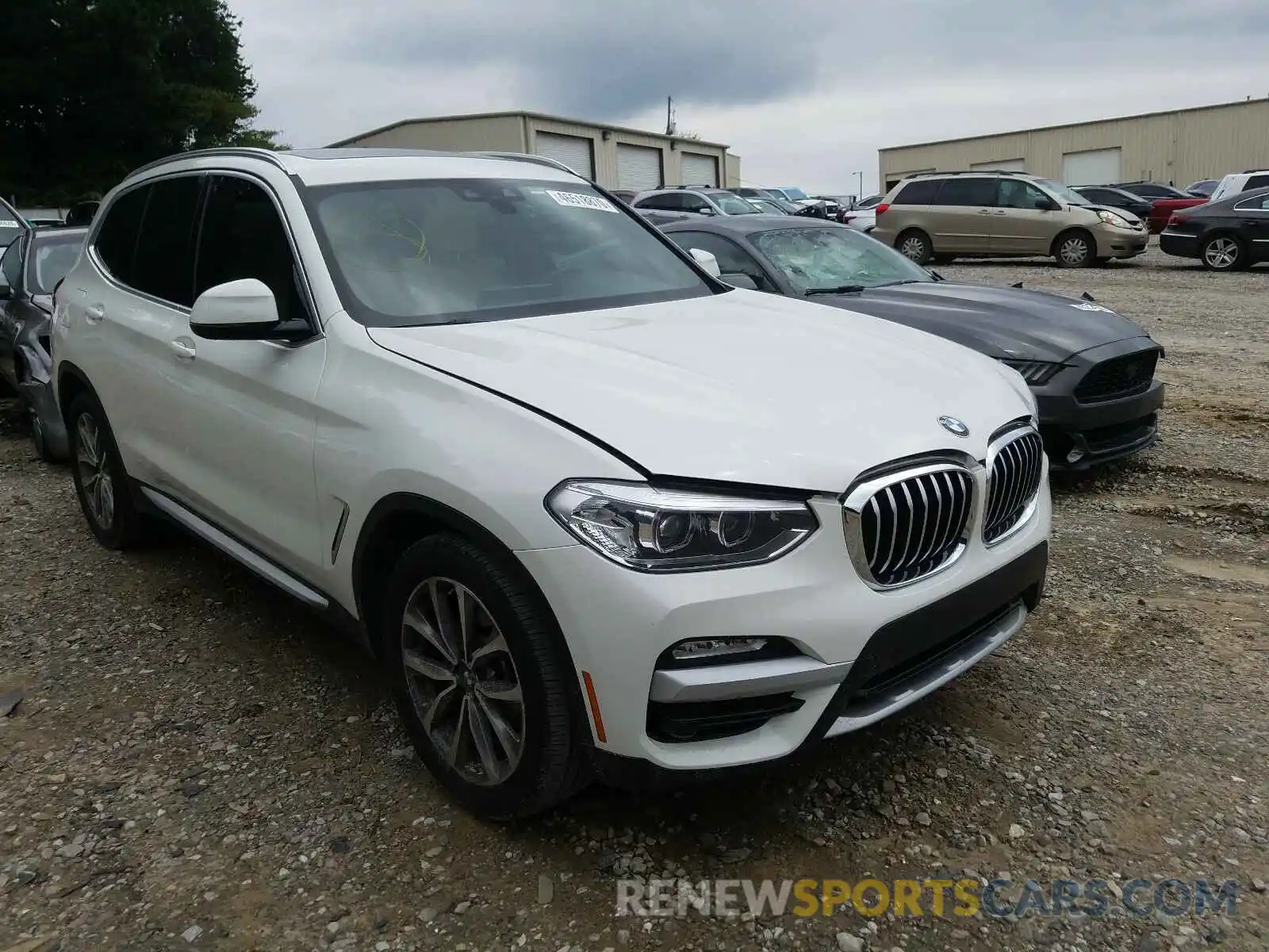 1 Photograph of a damaged car 5UXTR7C51KLR45137 BMW X3 2019