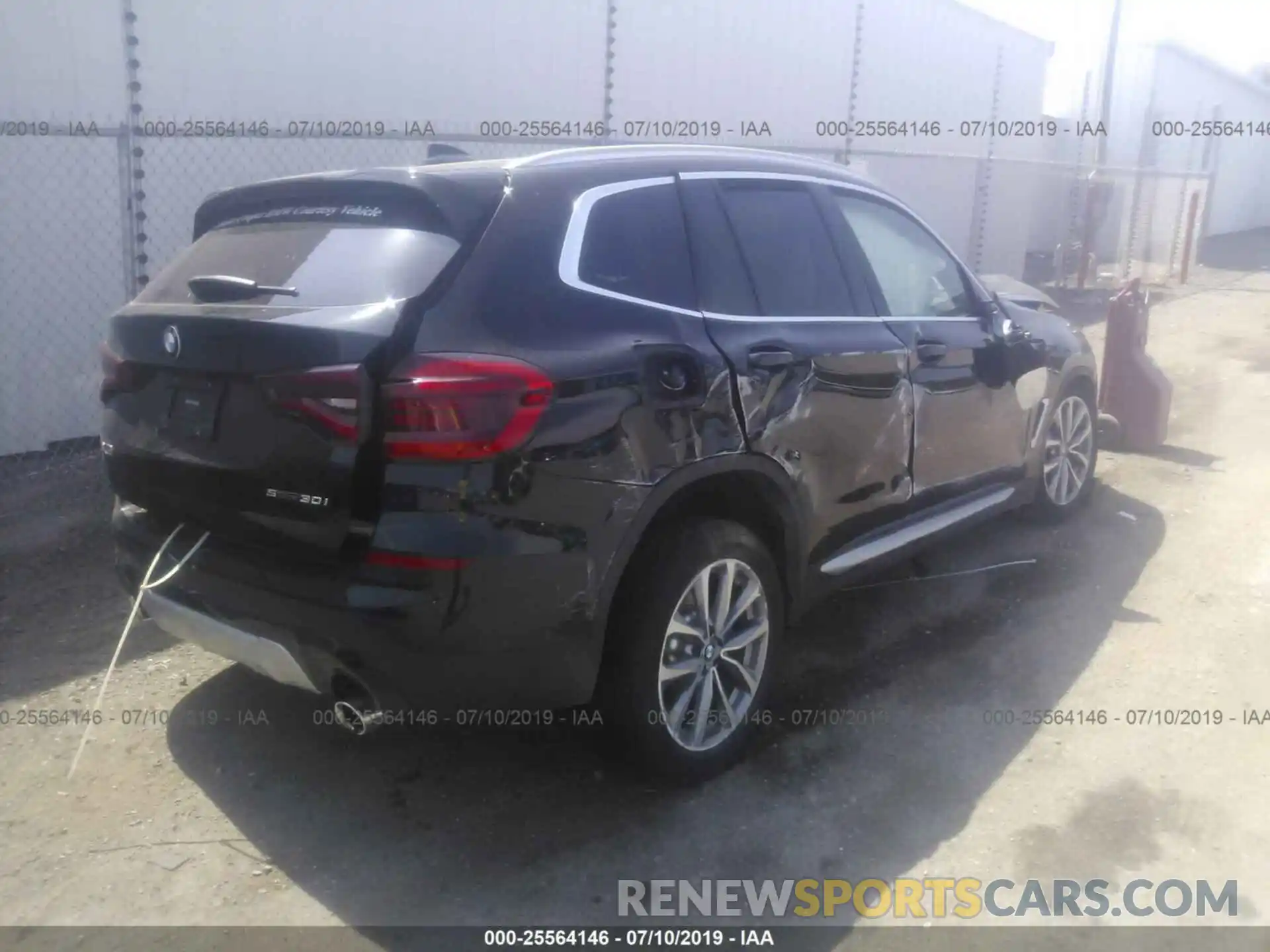 4 Photograph of a damaged car 5UXTR7C51KLR45316 BMW X3 2019