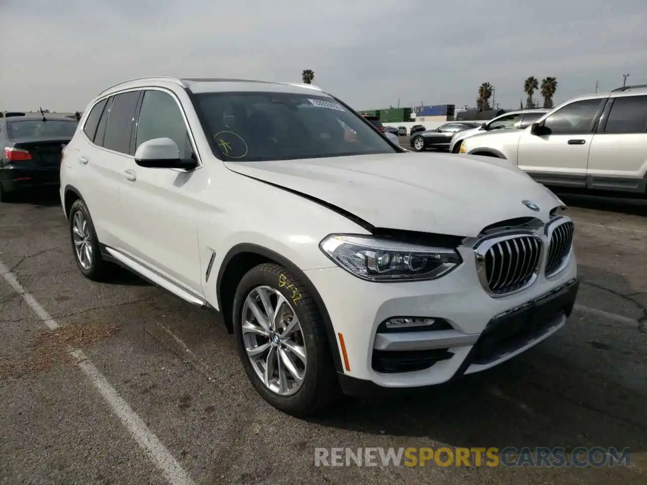 1 Photograph of a damaged car 5UXTR7C51KLR45509 BMW X3 2019