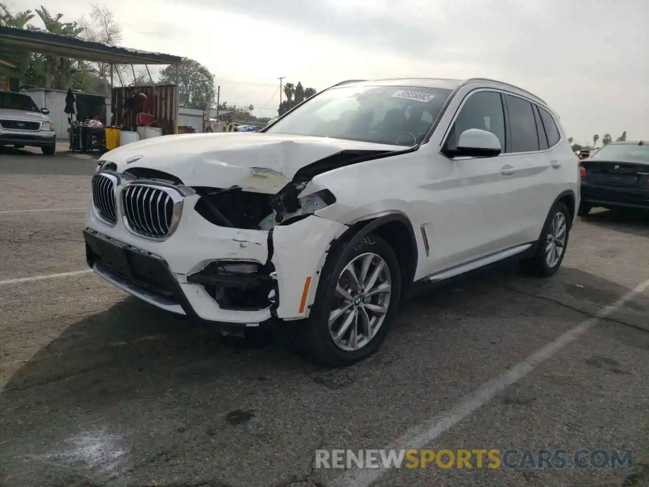 2 Photograph of a damaged car 5UXTR7C51KLR45509 BMW X3 2019