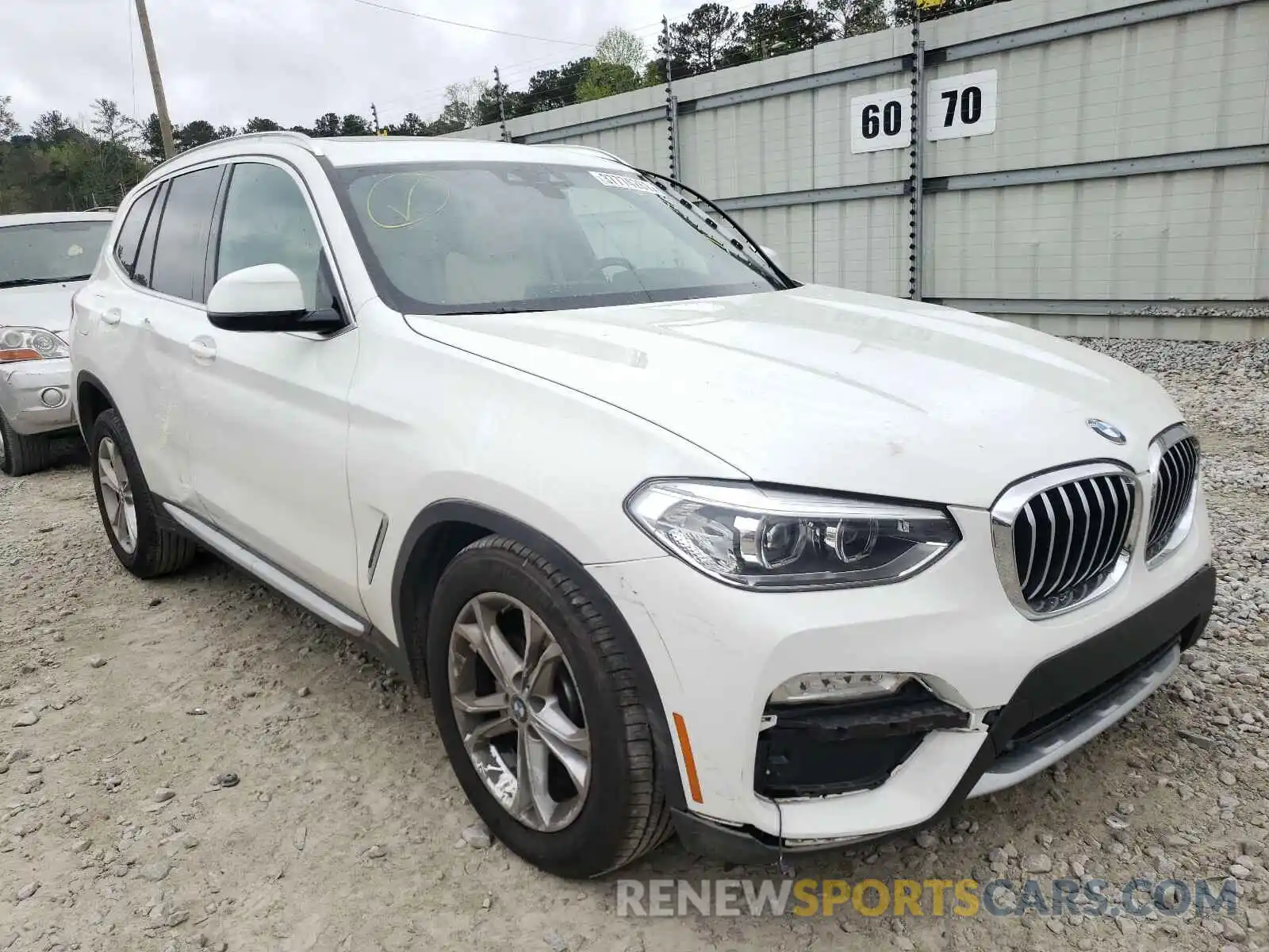 1 Photograph of a damaged car 5UXTR7C51KLR46143 BMW X3 2019