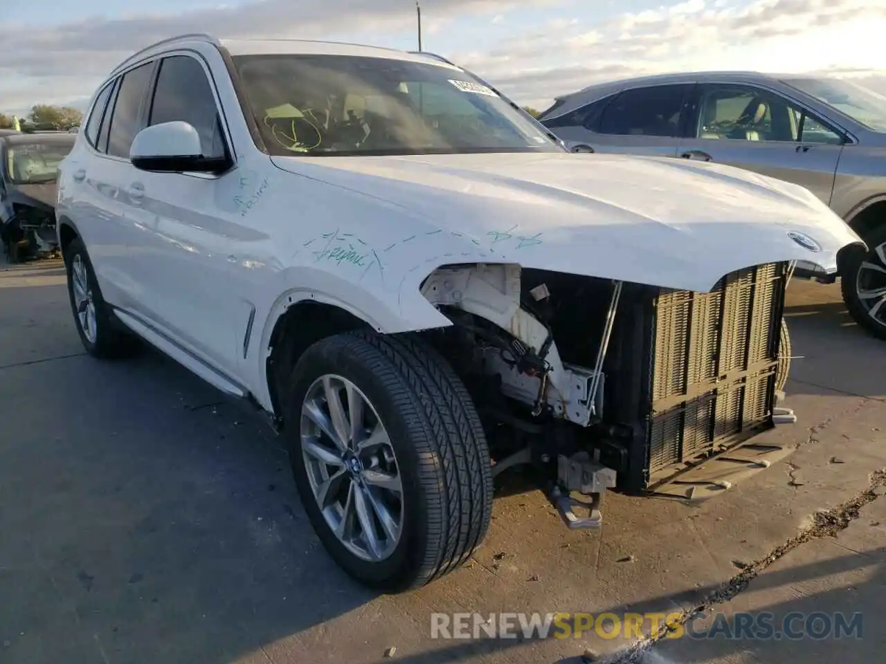 1 Photograph of a damaged car 5UXTR7C51KLR47583 BMW X3 2019