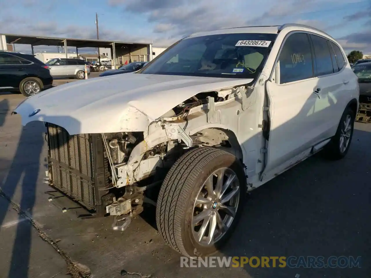 2 Photograph of a damaged car 5UXTR7C51KLR47583 BMW X3 2019