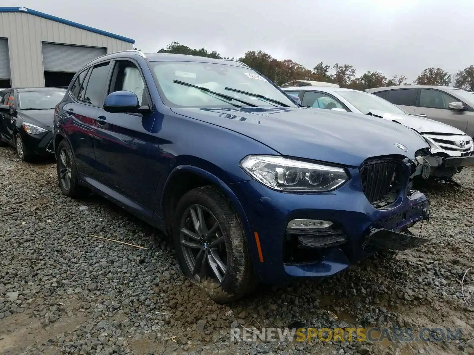 1 Photograph of a damaged car 5UXTR7C51KLR48829 BMW X3 2019