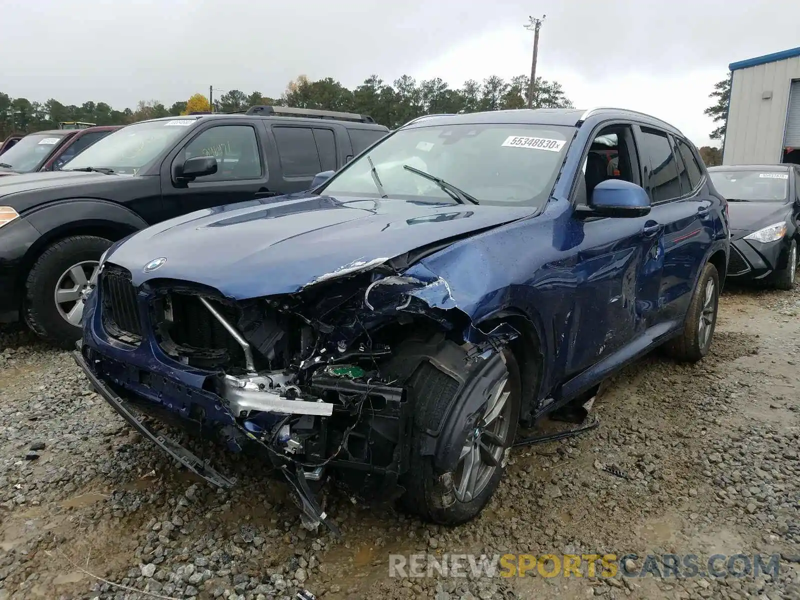 2 Photograph of a damaged car 5UXTR7C51KLR48829 BMW X3 2019