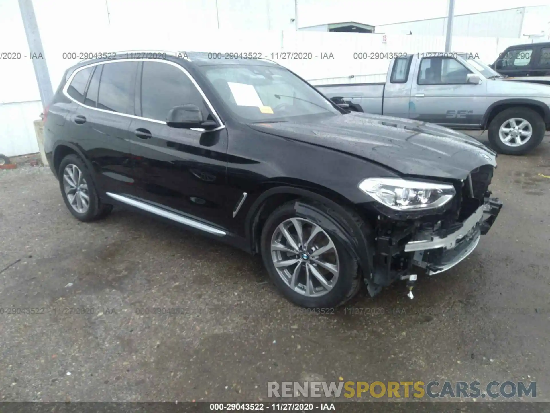 1 Photograph of a damaged car 5UXTR7C51KLR50712 BMW X3 2019