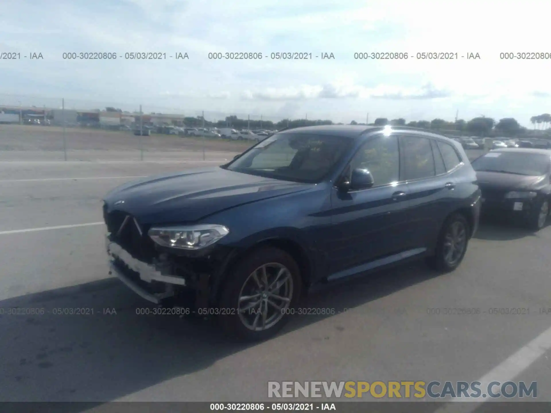 2 Фотография поврежденного автомобиля 5UXTR7C51KLR50998 BMW X3 2019