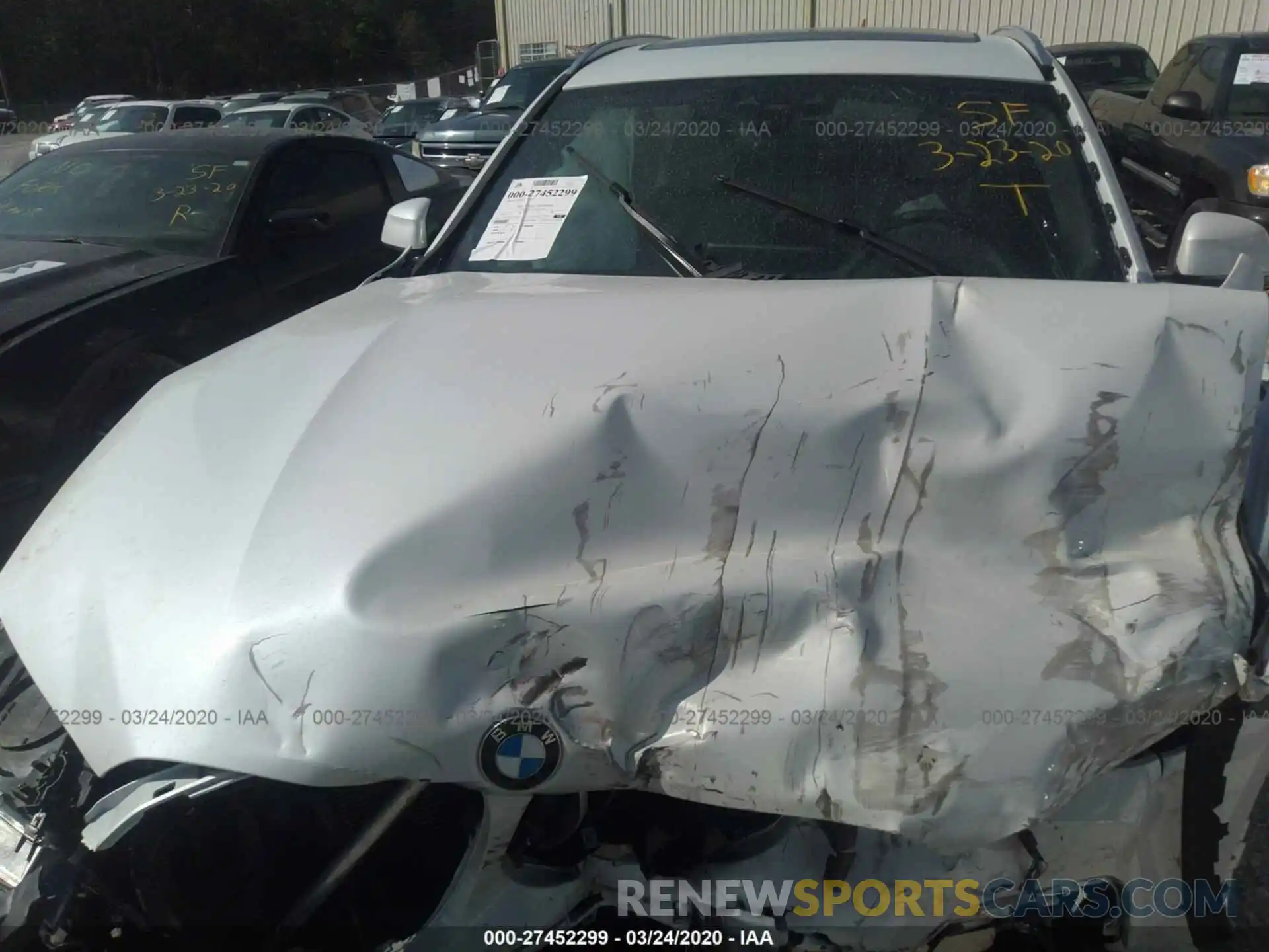 10 Photograph of a damaged car 5UXTR7C51KLR52914 BMW X3 2019